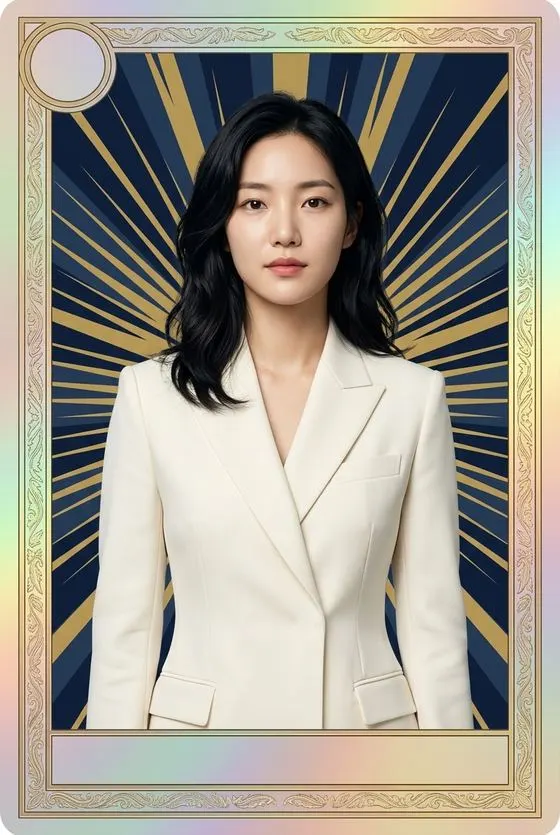 Collector card look